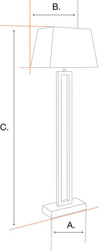 Lampadar Dorrell 111315, Eichholtz