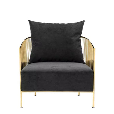 Fotoliu Knox Black Velvet 112038 Eichholtz