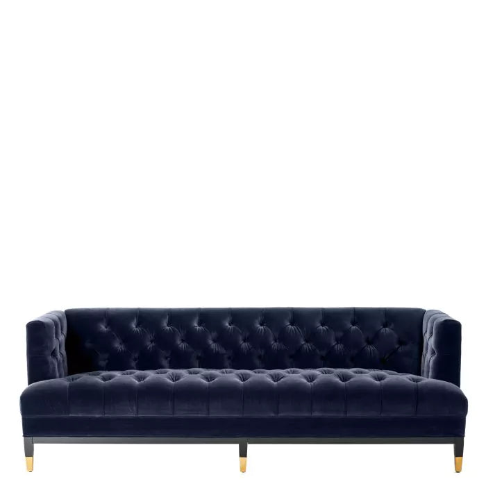 Canapea Castelle Midnight Blue Velvet 112188U, Eichholtz