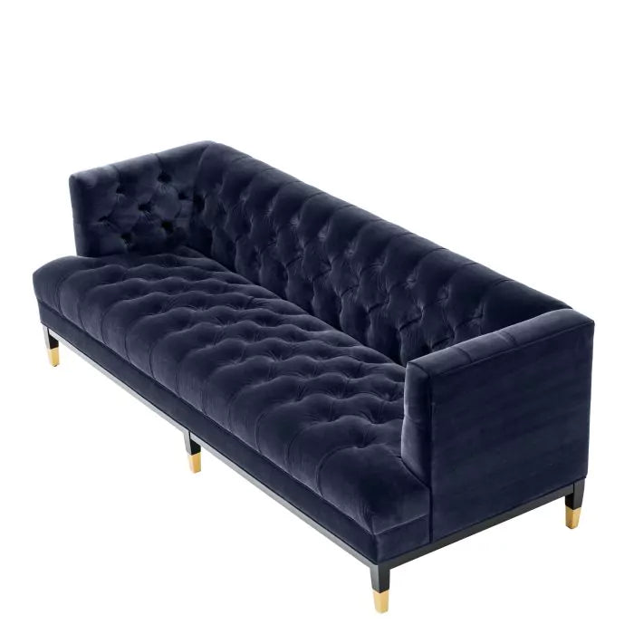 Canapea Castelle Midnight Blue Velvet 112188U, Eichholtz