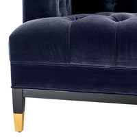 Canapea Castelle Midnight Blue Velvet 112188U, Eichholtz