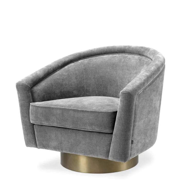 Fotoliu Pivotant Catene Clarck Grey 112323, Eichholtz