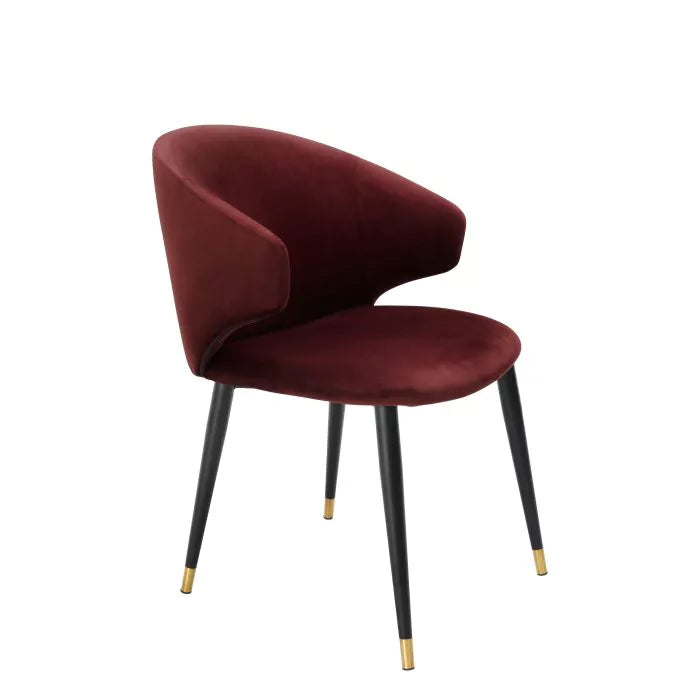 Scaun Dining Volante Bordeaux Velvet 112776, Eichholtz