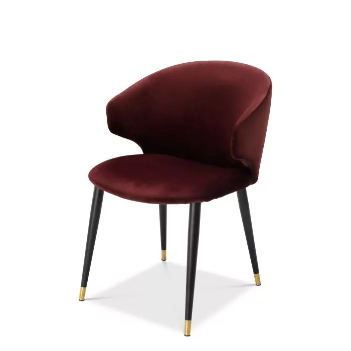 Scaun Dining Volante Bordeaux Velvet 112776, Eichholtz