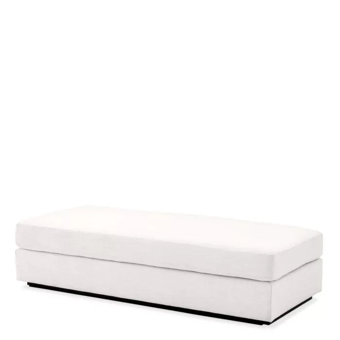 Taburet Ottoman Vista Grande Avalon White 112850,  Eichholtz