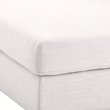 Taburet Ottoman Vista Grande Avalon White 112850,  Eichholtz