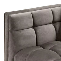 Canapea Lounge Sienna Left Savona Grey Velvet 113386, Eichholtz