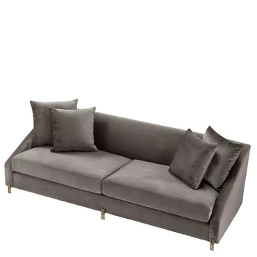 Canapea Candice Savona Grey Velvet 113400, Eichholtz