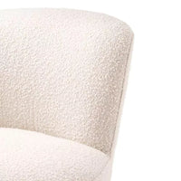 Fotoliu Pivotant Doria Boucle Cream 113458, Eichholtz