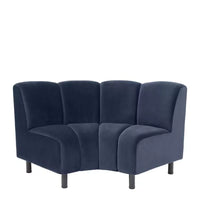 Modul Canapea Hillman Savona Midnight Blue Velvet 113626,  Eichholtz