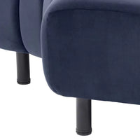 Modul Canapea Hillman Savona Midnight Blue Velvet 113626,  Eichholtz