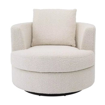 Fotoliu Pivotant Felix Boucle Cream 113960, Eichholtz