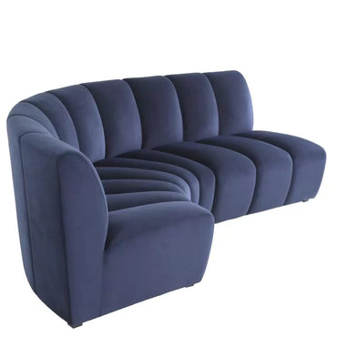 Modul Canapea Lando Corner Savona Midnight Blue Velve 115096,  Eichholtz