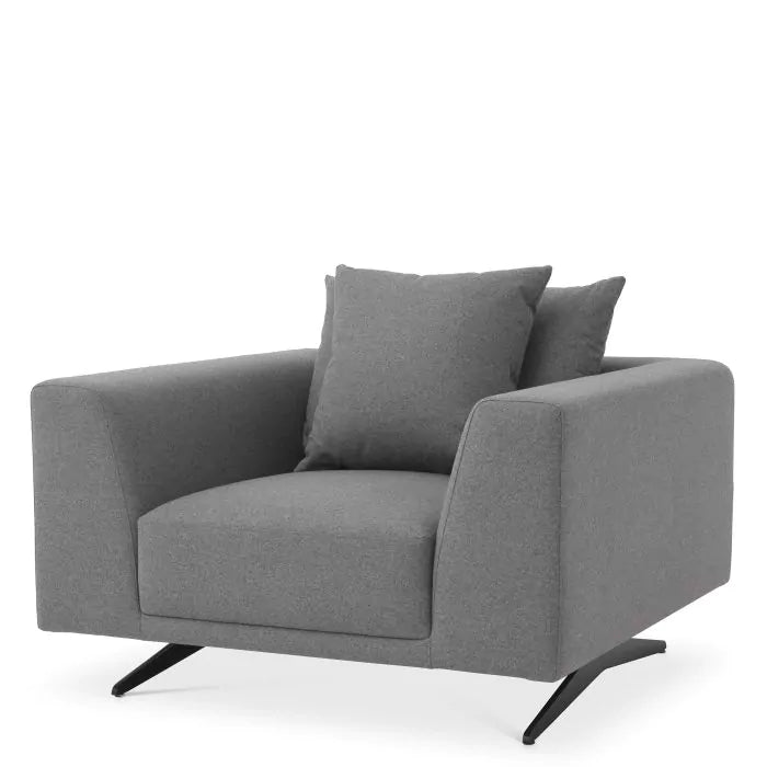 Fotoliu Endless Grey Wool Blend 115115 Eichholtz