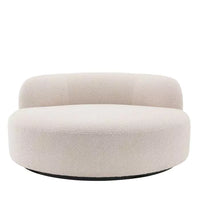 Canapea Bjorn Round Boucle Cream 115177, Eichholtz