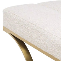 Taburet Adonia Boucle Cream Velvet 115218,  Eichholtz