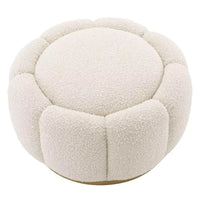 Taburet Ottoman Inger Boucle Cream 115620,  Eichholtz