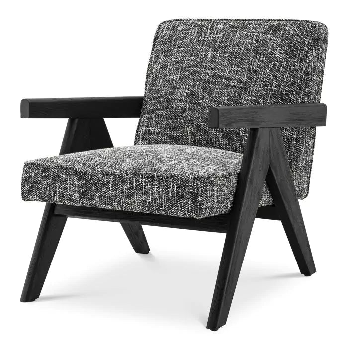 Fotoliu Greta Combon Black 115649, Eichholtz