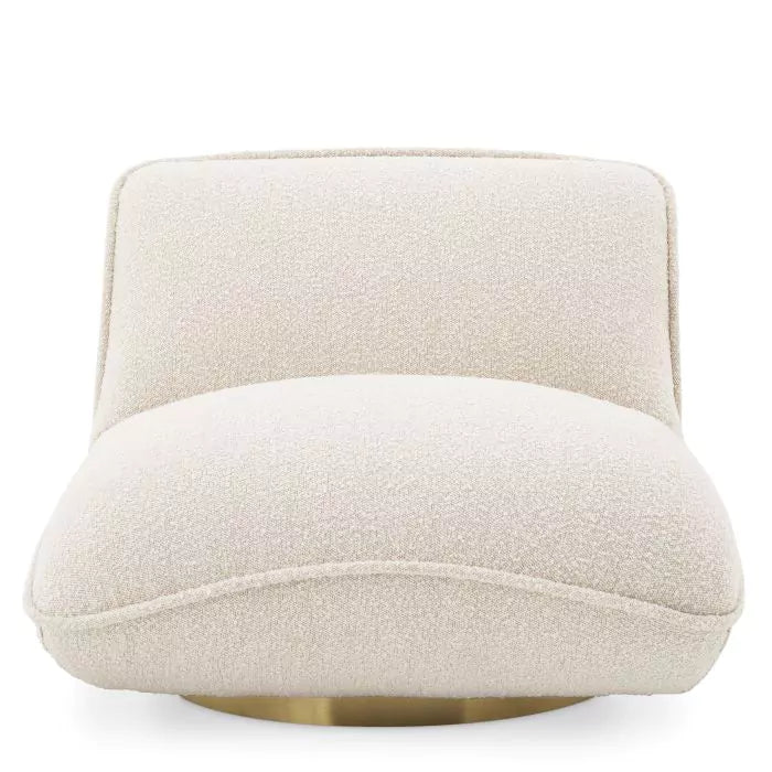 Fotoliu Pivotant Relax Boucle Cream 115729, Eichholtz