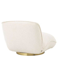 Fotoliu Pivotant Relax Boucle Cream 115729, Eichholtz