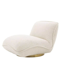 Fotoliu Rotativ Relax Boucle Cream 115729, Eichholtz