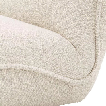 Fotoliu Rotativ Relax Boucle Cream 115729, Eichholtz