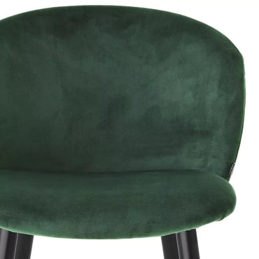 Scaun Stool Volante Roche Dark Green Velvet 115733, Eichholtz