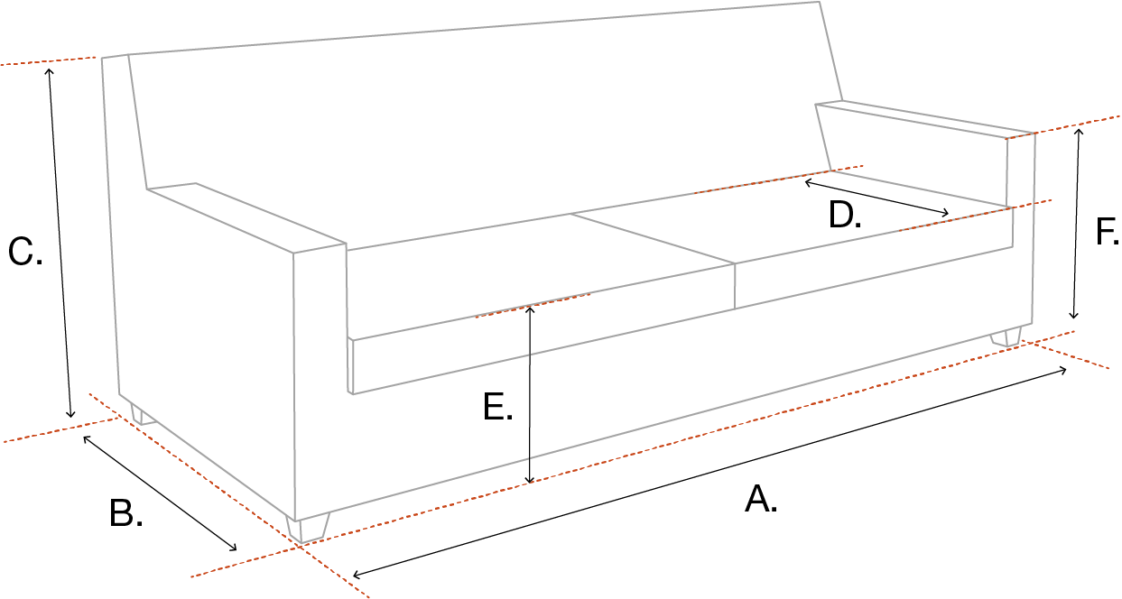 Canapea Corso Lyssa Off-White 115813, Eichholtz