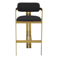 Scaun Stool Donato Boucle Black 115837, Eichholtz