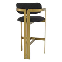 Scaun Stool Donato Boucle Black 115837, Eichholtz