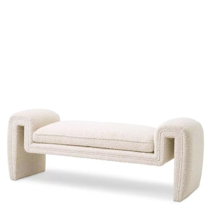 Bancă Tondo L Boucle Cream 116480  Eichholtz