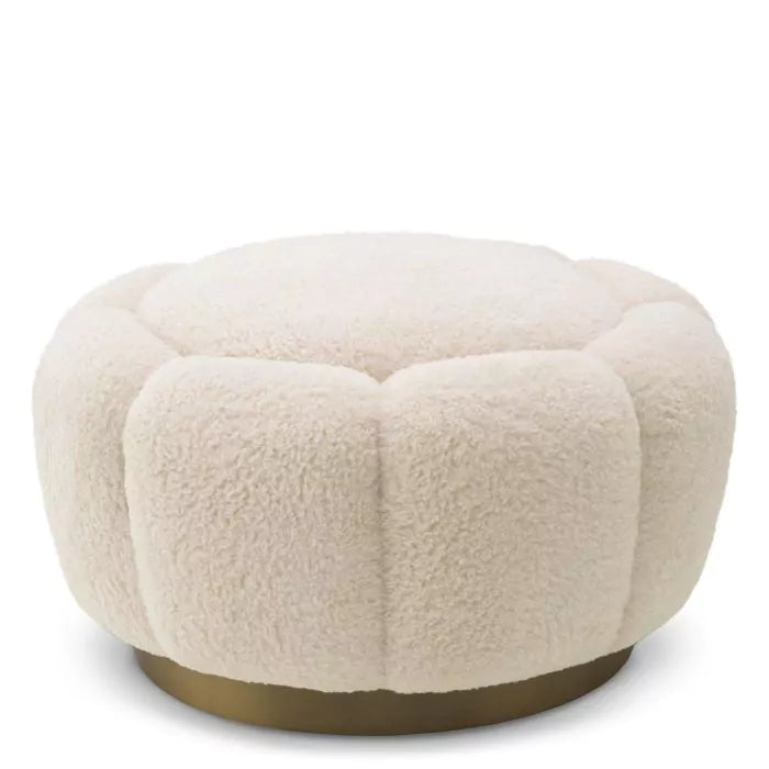 Taburet Ottoman Inger Brisbane Cream 116621,  Eichholtz