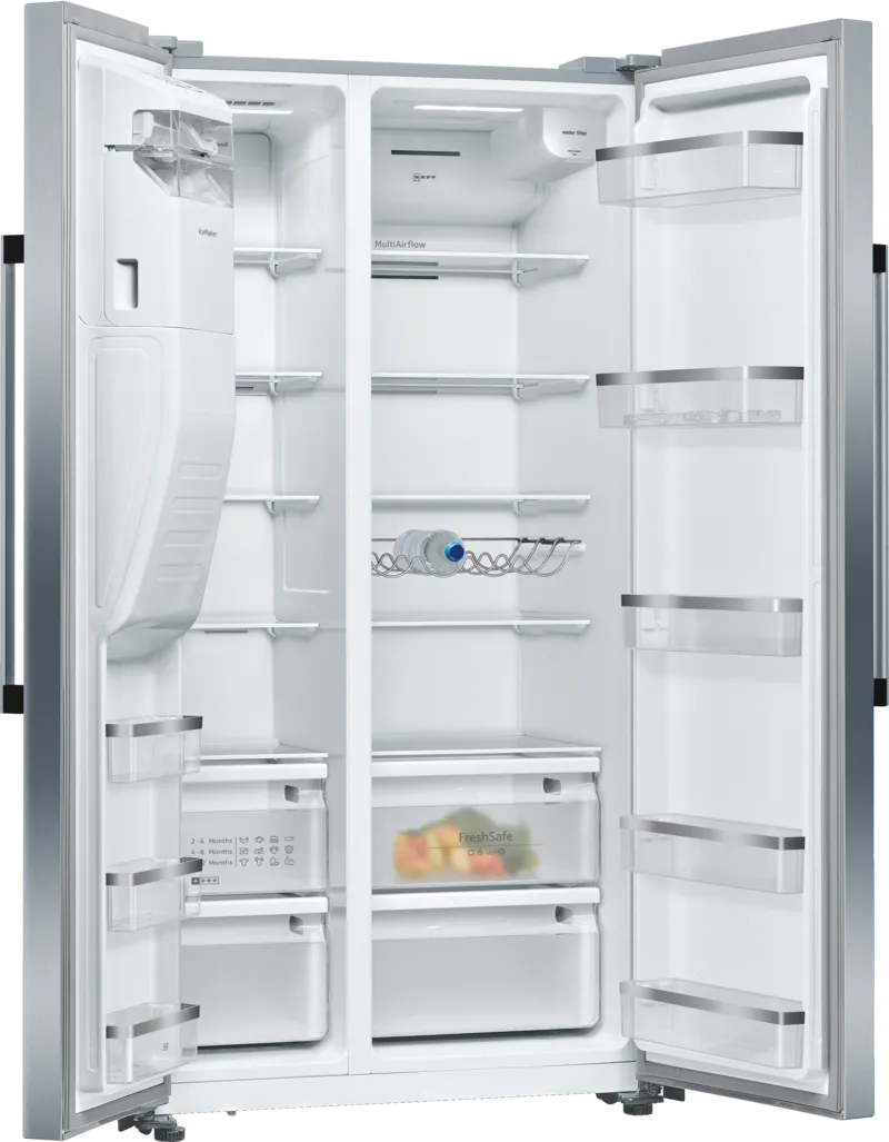 Side by Side American 178.7 x 90.8 cm Inox-easyclean KA3923IE0, Neff