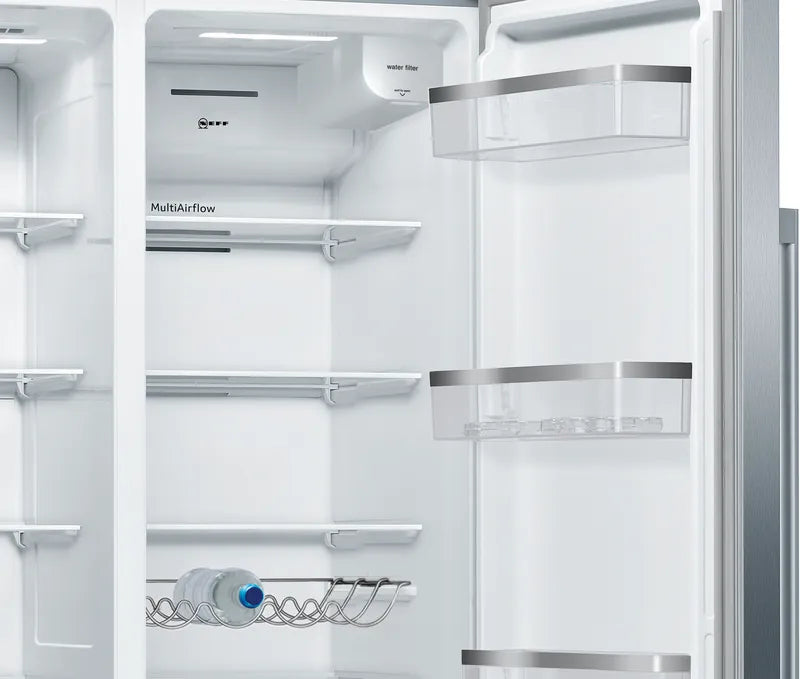 Side by Side American 178.7 x 90.8 cm Inox-easyclean KA3923IE0, Neff