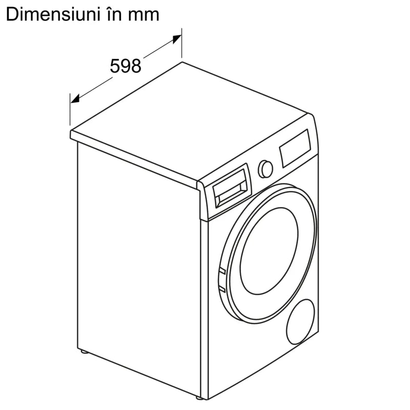 Seria 4 Mașina de spălat rufe cu uscător 8/5 kg 1400 rpm WNA13400BY, Bosch