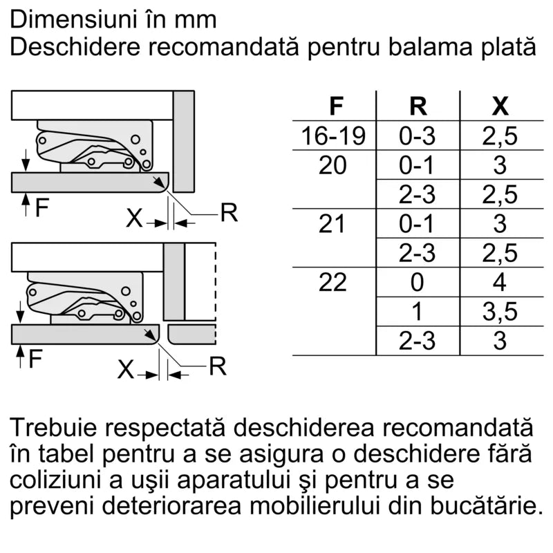 Seria 6 Congelator încorporabil 82 x 59.8 cm Balama plată cu închidere amortizată GUN21ADE0, Bosch