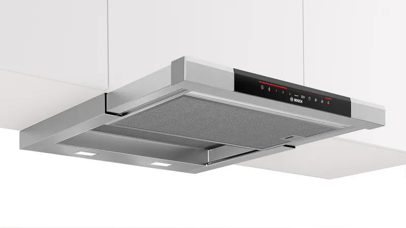 Seria 8 Hotă telescopică, încorporabilă 60 cm Inox DFS067K51, Bosch