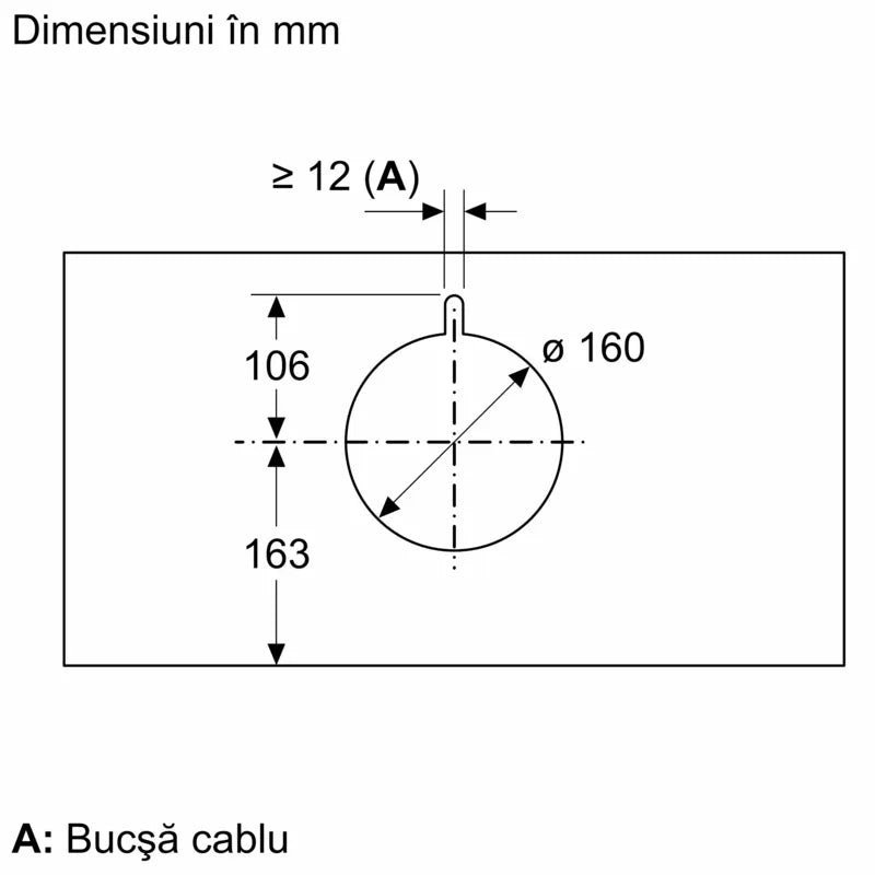 Seria 6 Hotă complet integrabilă 90 cm clear glass DBB97AM60, Bosch