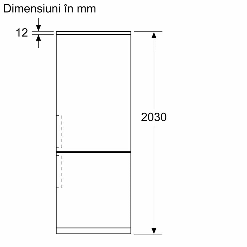 Seria 6 Combină frigorifică independentă 203 x 60 cm Inox AntiAmprentă KGN39AIAT, Bosch