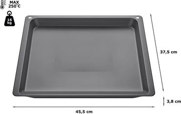 Tavă universală 38 x 455 x 375 mm fără PTFE și PFAS Z11AU15A0, Neff