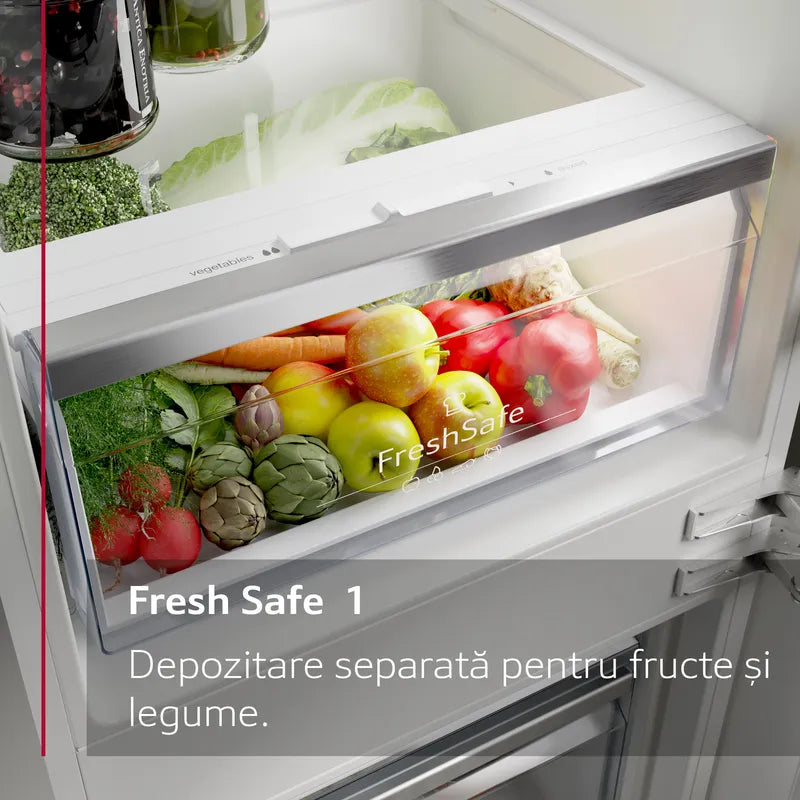 Combină frigorifică încorporabilă 177.2 x 55.8 cm Balama plată cu închidere amortizată KI7863DD0, Neff