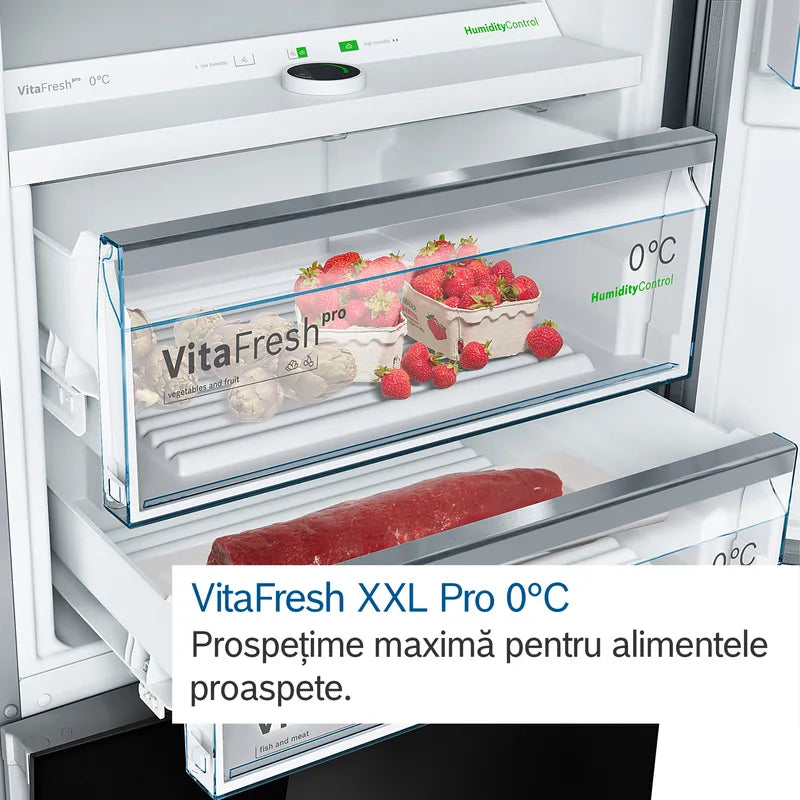 Seria 8 Combină frigorifică multi door 183 x 90.5 cm Anti-Amprentă KFF96PIEP, Bosch