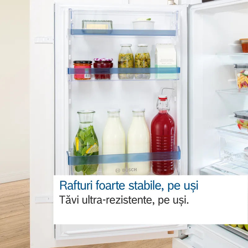 Seria 4 Combină frigorifică încorporabilă 177.2 x 54.1 cm Balama plată KIV86VFE1, Bosch