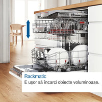 Seria 4 Mașina de spălat vase independentă 60 cm Anti-Amprentă SMS4EMI06E, Bosch