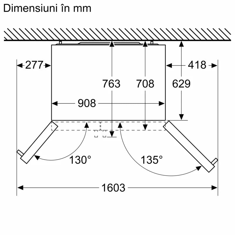 Seria 6 Side by Side American 178.7 x 90.8 cm Oțel inoxidabil Anti-Amprentă KAG93AIEP, Bosch