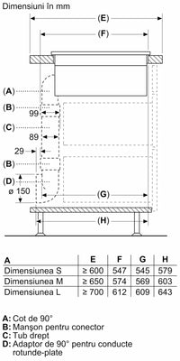 Plită pe inducție cu sistem de ventilare integrat 80 cm Flex Design V68YYX4C0, Neff