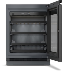 Racitor de vinuri incorporabil sub blat KWTUS 7054 F Negru Obisdian, 82-88cm, Miele