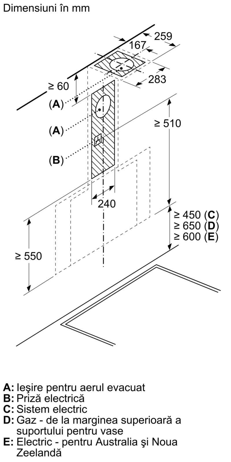 Hotă decorativă de perete 90 cm Flex Design D98IPT2Y5, Neff