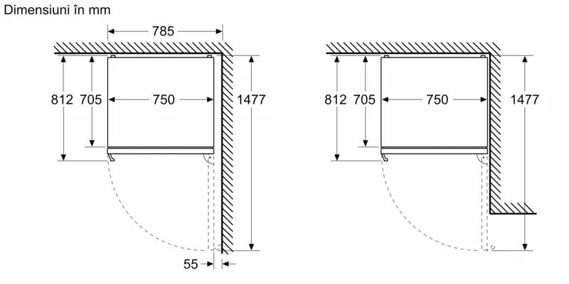 Seria 8 Combină frigorifică independentă 186 x 75 cm Oțel inoxidabil Anti-Amprentă KGP76AIC0N, Bosch