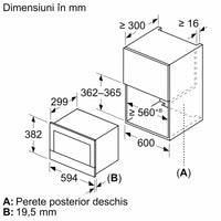 Seria 8 Cuptor cu microunde, încorporabil Alb BFL7221W1, Bosch